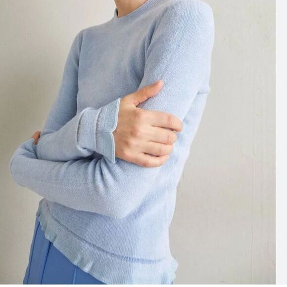 NWT Proenza Schouler White Label Cropped Chenille Sweater Large $448 - Picture 3 of 8